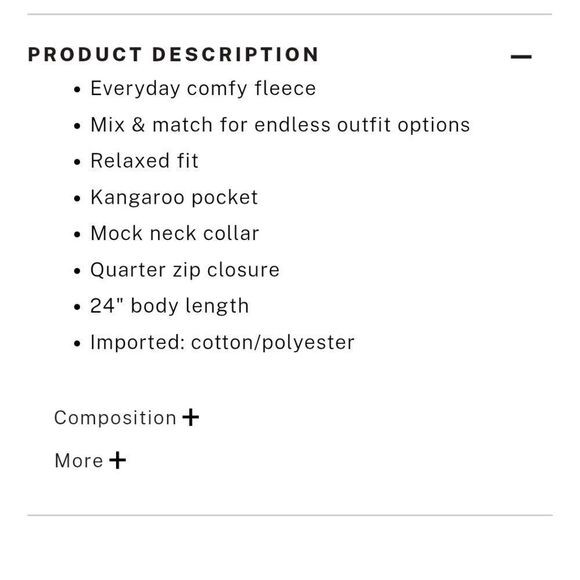 PINK Everyday Lounge Perfect Quarter Zip Classic Pullover OPTIC WHITE PRIDE MED. - Picture 5 of 16